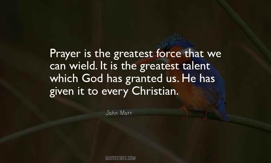 Sayings About Christian Prayer #173290