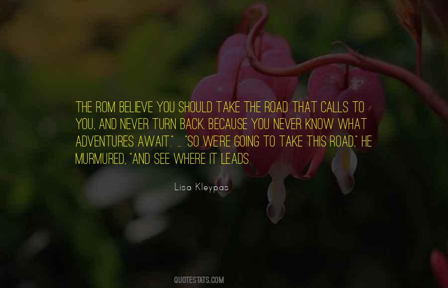 Sayings About Never Going Back #1047258
