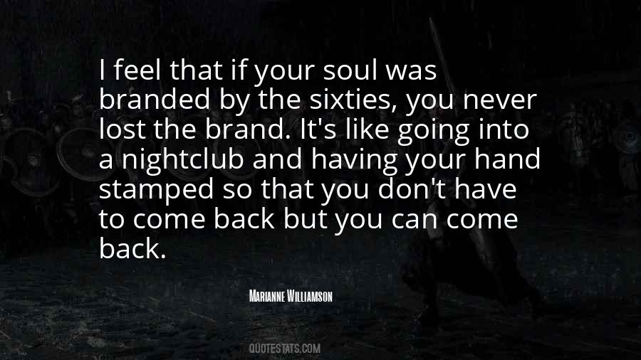 Sayings About Never Going Back #1099459