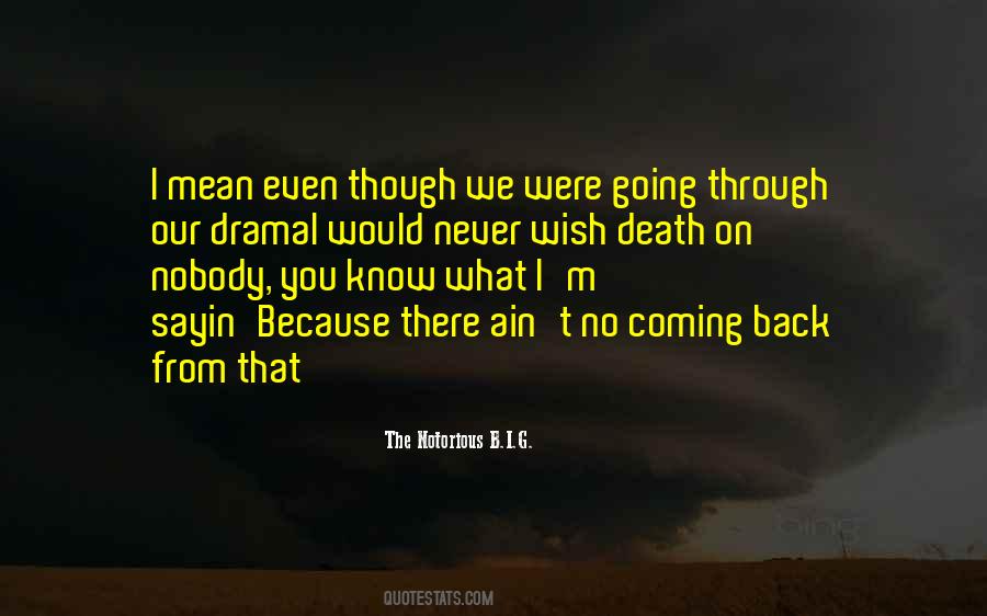 Sayings About Never Going Back #526318