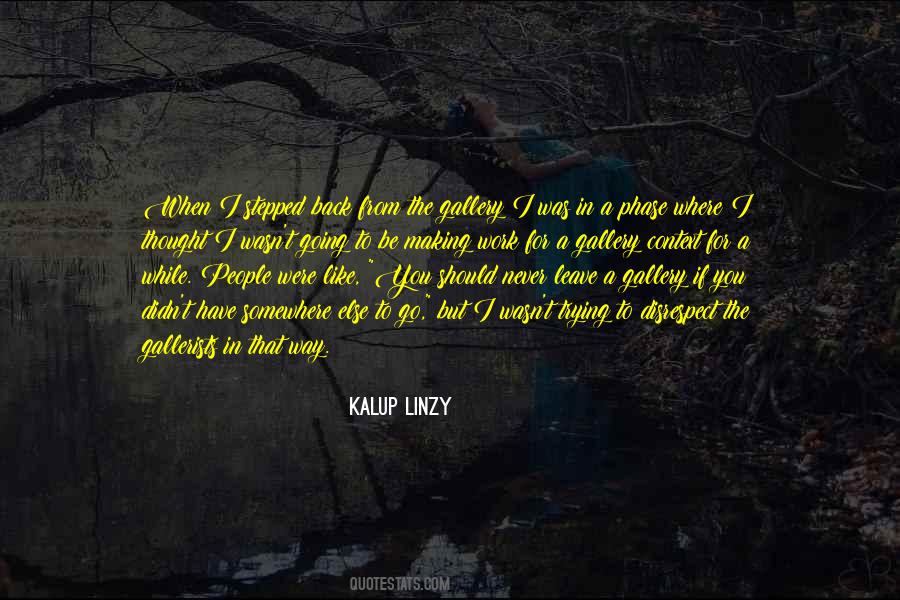 Sayings About Never Going Back #992554