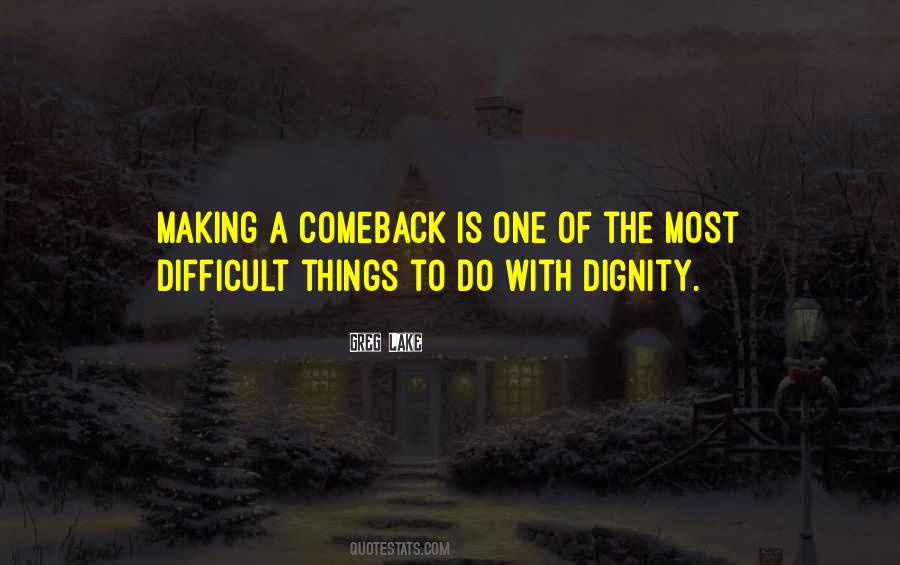 Sayings About Making A Comeback #772022