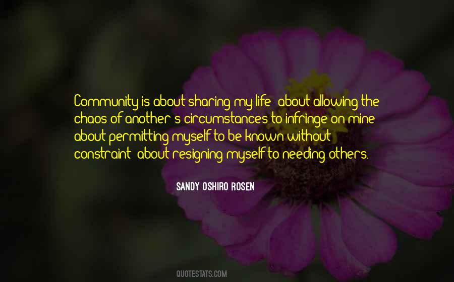 Sayings About Community Life #112660