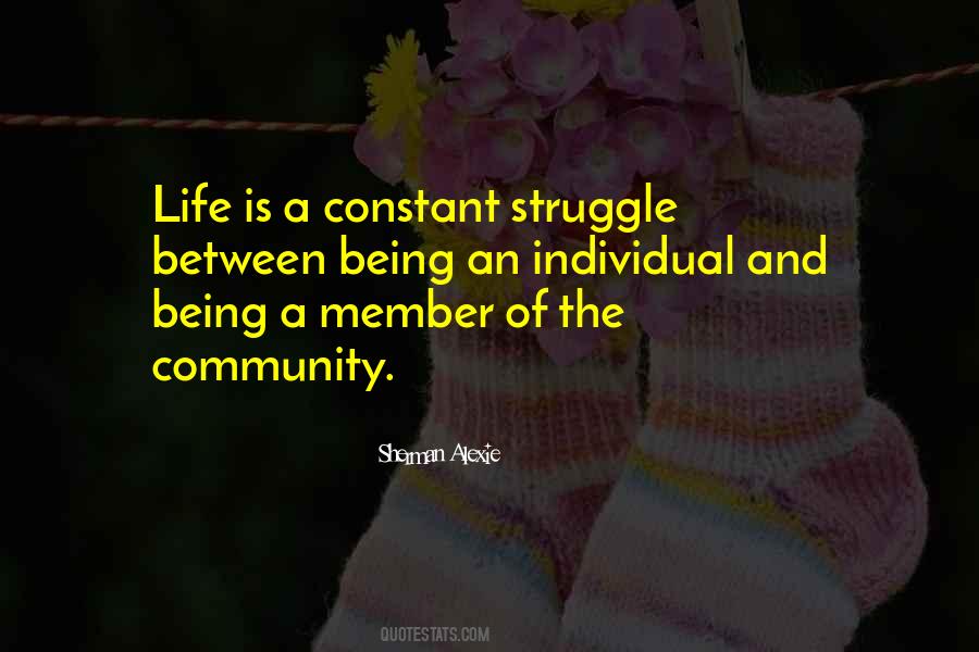 Sayings About Community Life #229754