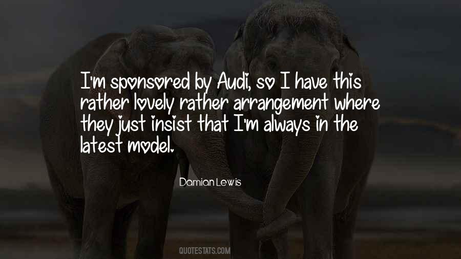 Quotes About Audi #746765