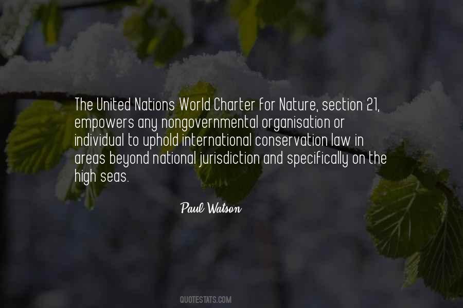 Sayings About Conservation Of Nature #1367710