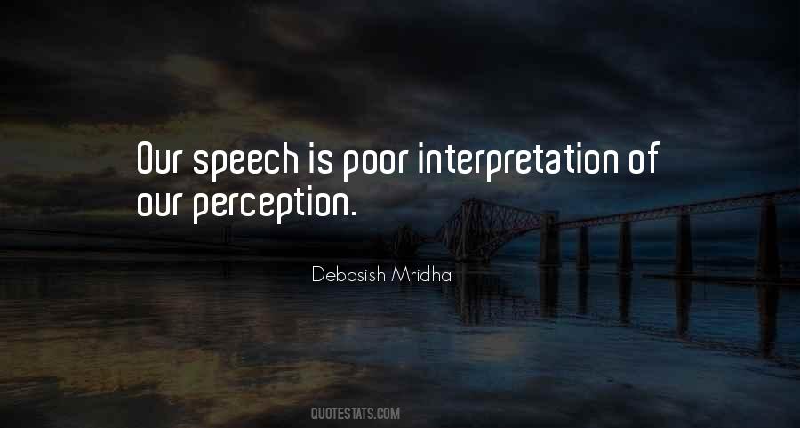Sayings About Our Speech #1162894