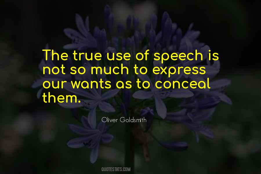 Sayings About Our Speech #191979