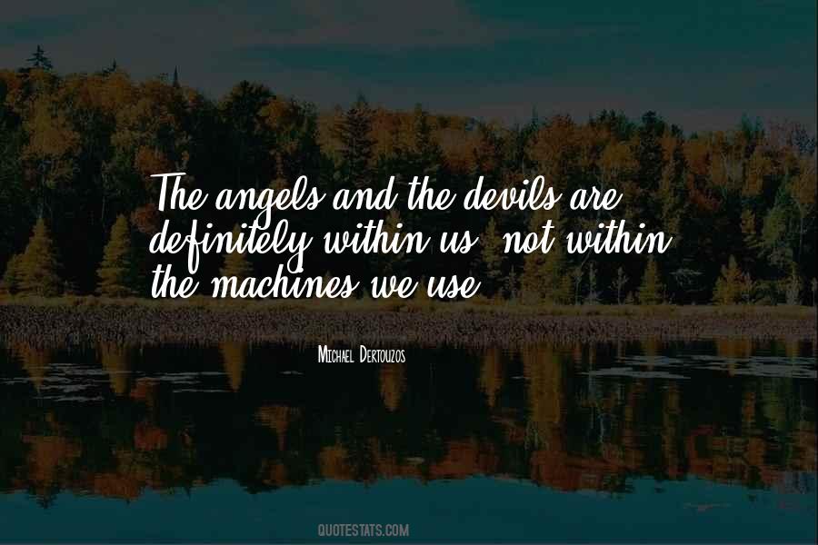 Sayings About The Devil And Angel #1131572