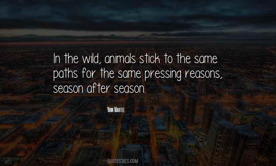 Quotes About Animals In The Wild #591202