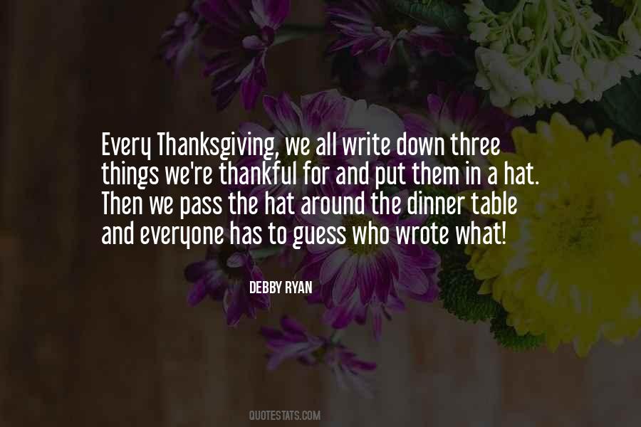 Sayings About The Dinner Table #293380