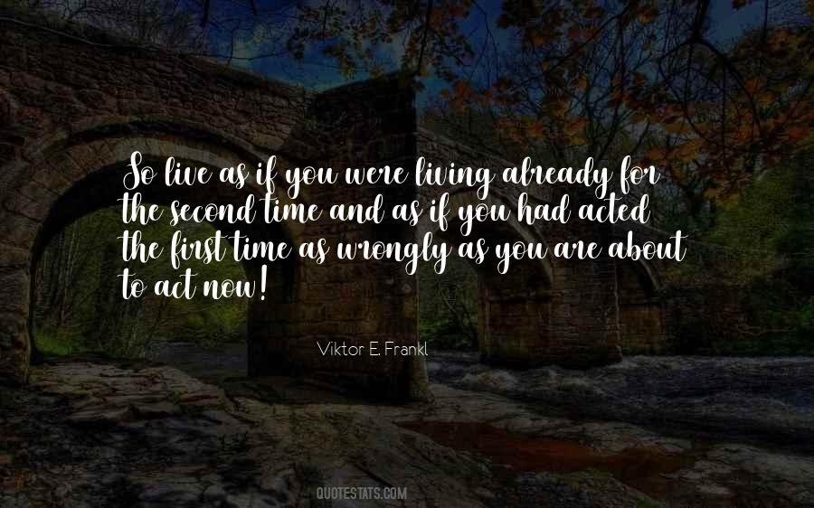 Sayings About Second Time #1279833