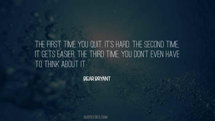 Sayings About Second Time #1766993