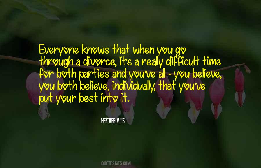 Sayings About Going Through A Divorce #1321519