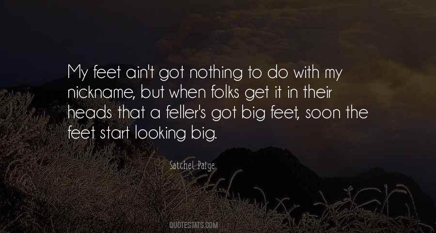 Sayings About Big Feet #298764