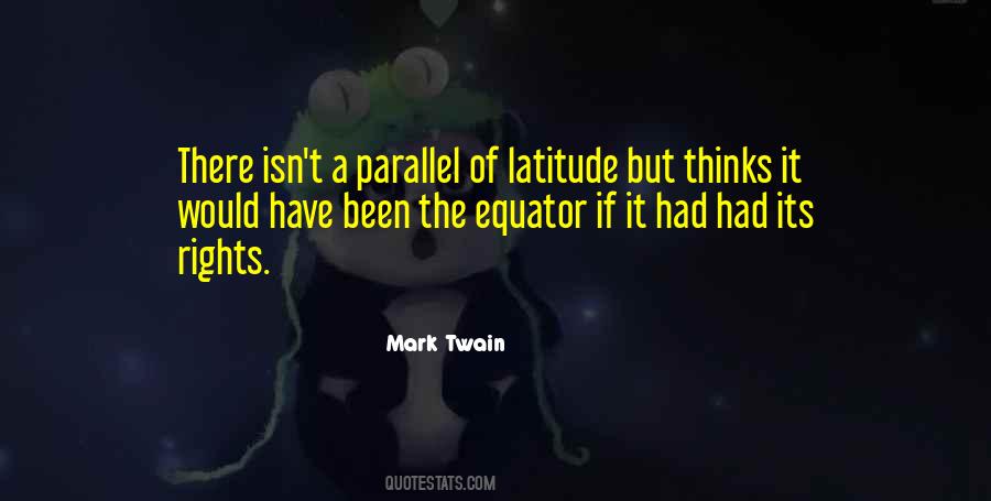 Sayings About The Equator #689004