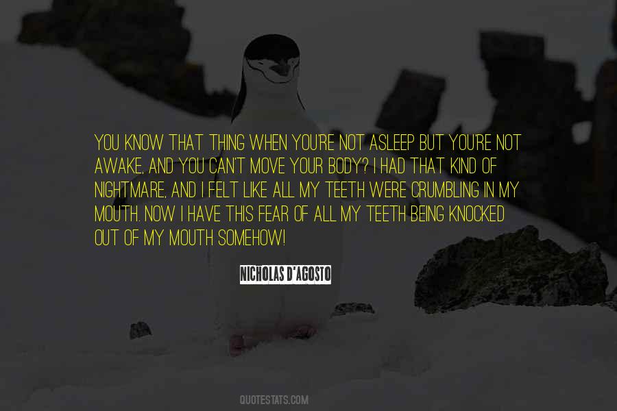 Sayings About Being Asleep #1203841