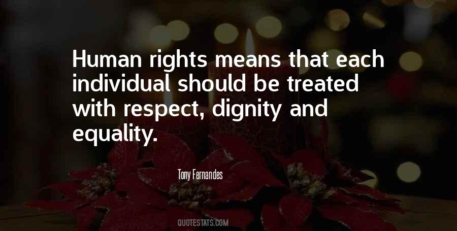 Sayings About Respect And Dignity #893494