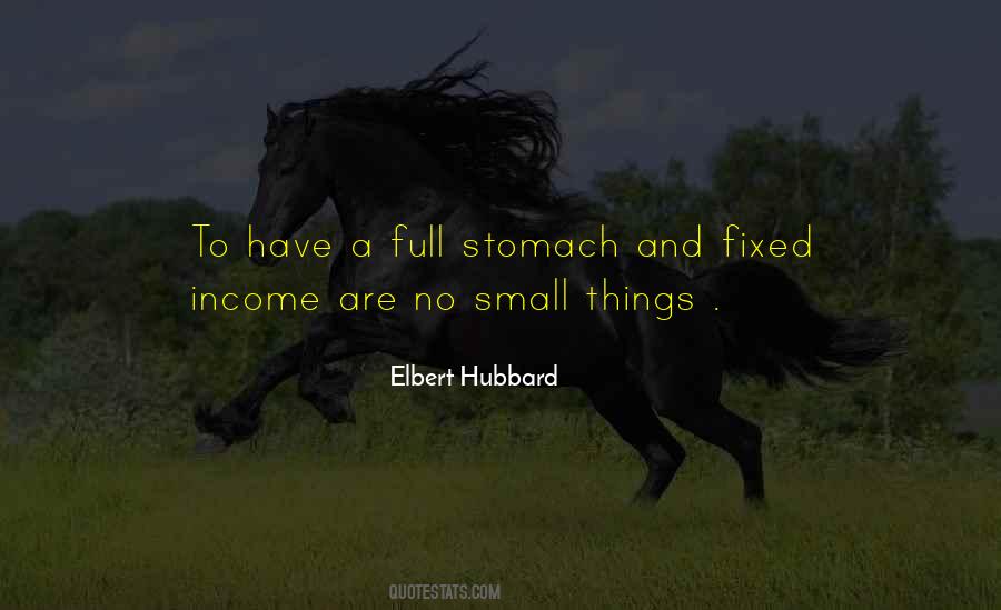 Sayings About A Full Stomach #1071371