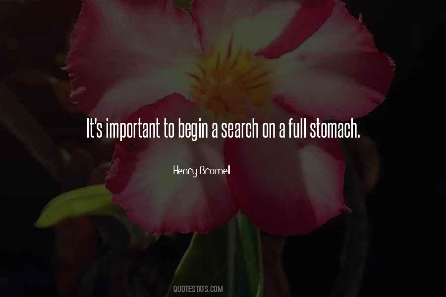 Sayings About A Full Stomach #1596448