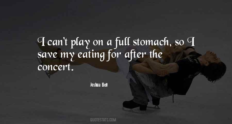 Sayings About A Full Stomach #1623208