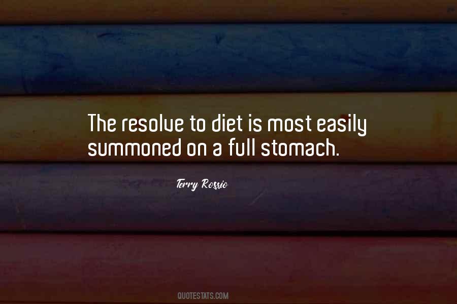 Sayings About A Full Stomach #186682