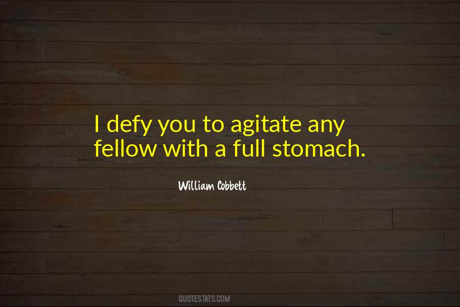 Sayings About A Full Stomach #82429