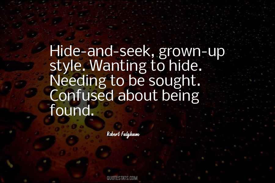 Sayings About Being Found #298223