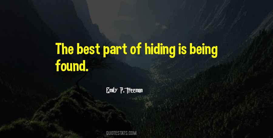 Sayings About Being Found #612292
