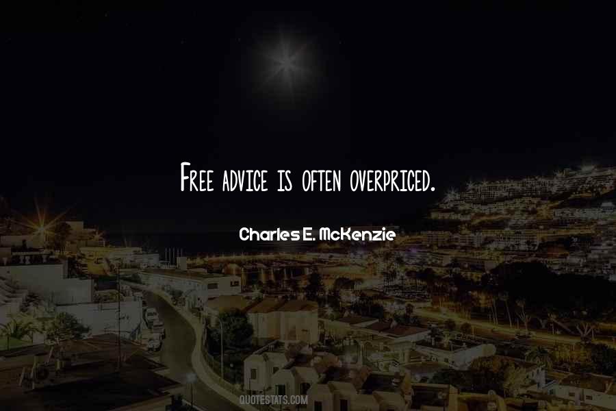 Sayings About Free Advice #175953