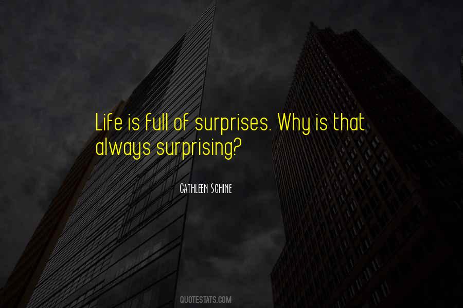 Sayings About Life Is Full Of Surprises #1290755