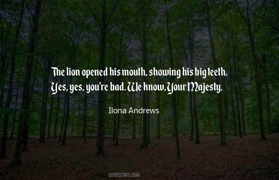 Sayings About Big Teeth #1374418