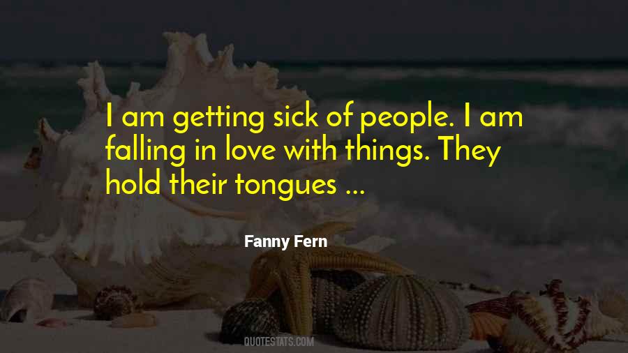 Sayings About Getting Sick #1398498