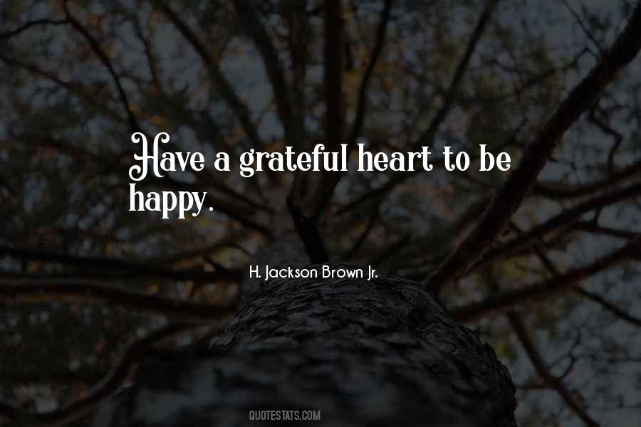 Sayings About A Grateful Heart #112102
