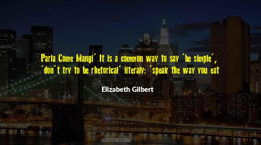 Quotes About Simple Food #1001239