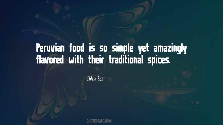 Quotes About Simple Food #1218910
