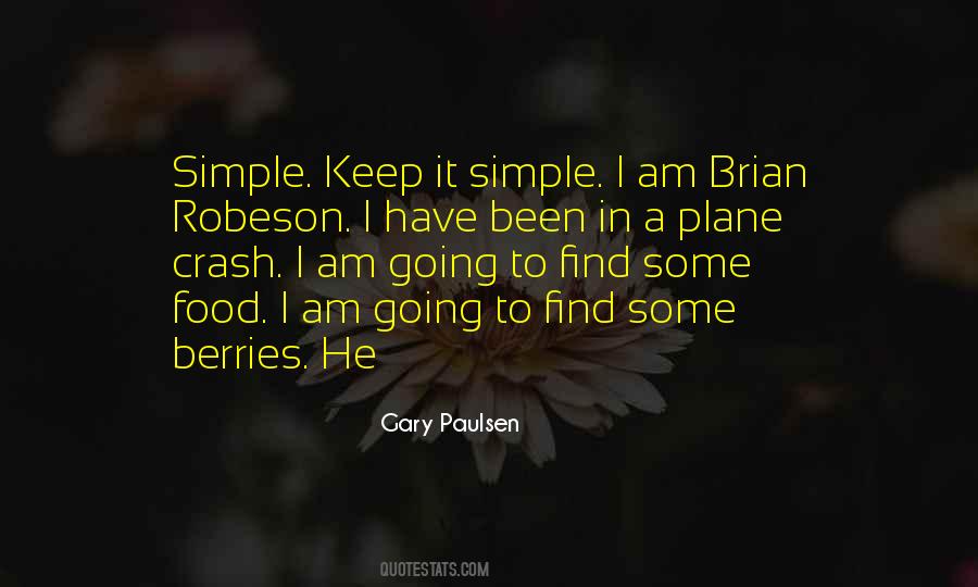 Quotes About Simple Food #1272969