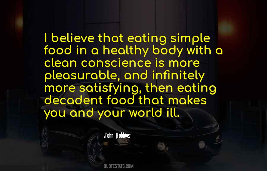 Quotes About Simple Food #622911