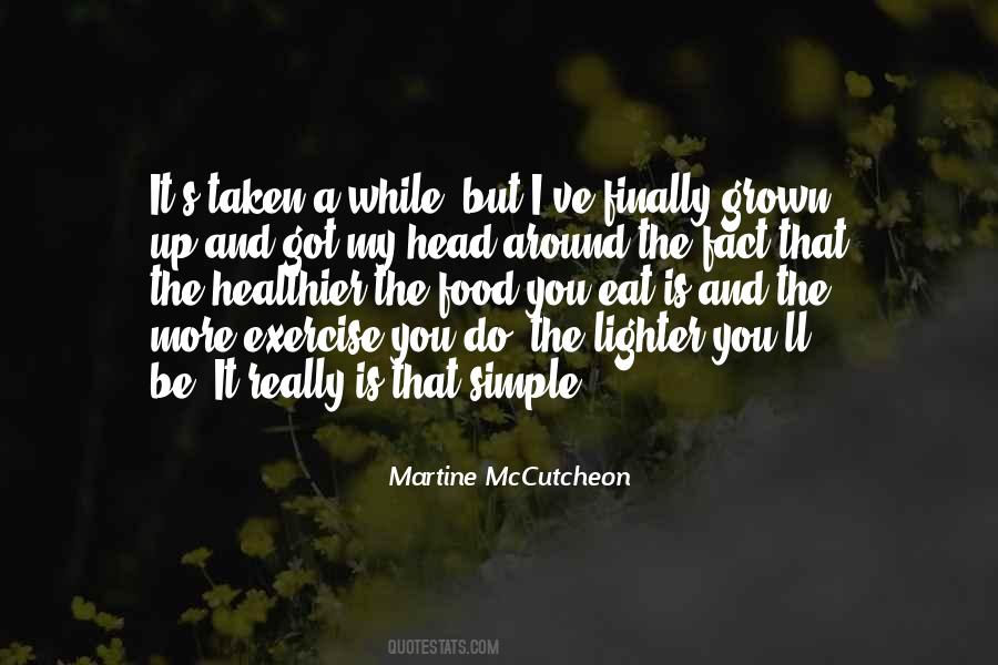 Quotes About Simple Food #987036