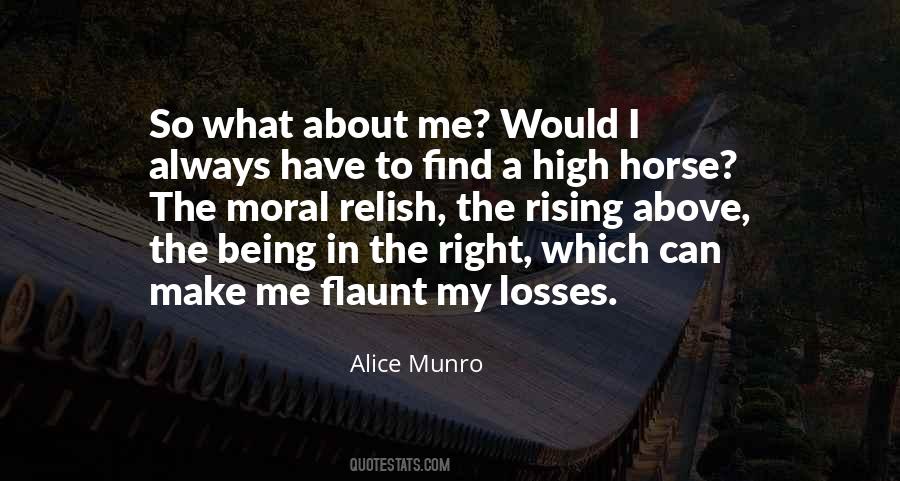 Sayings About High Horse #1406659