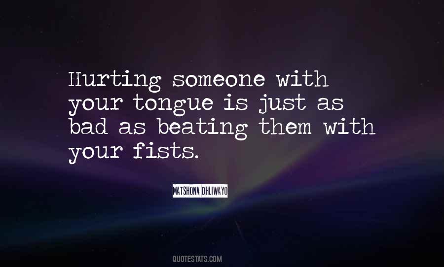 Sayings About Hurting Words #872836