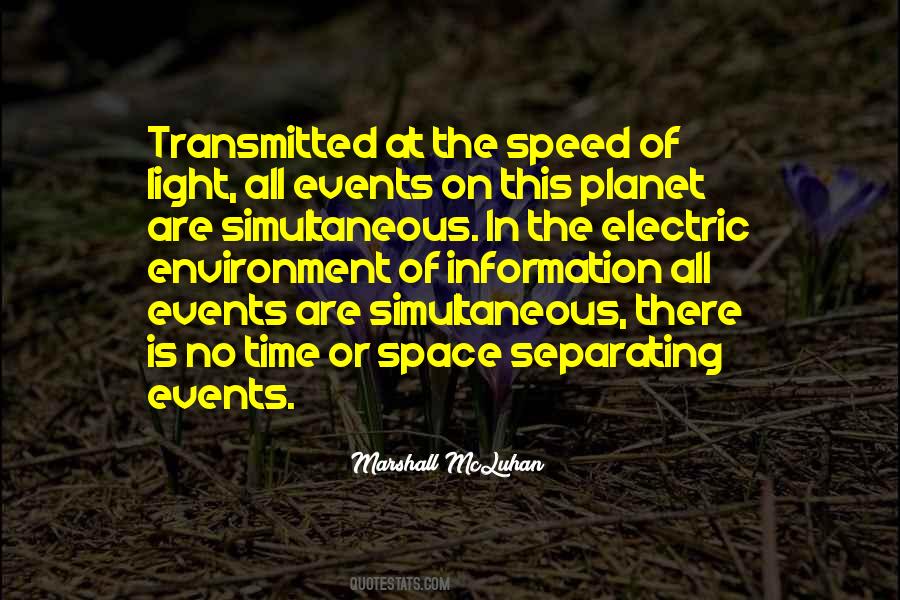 Sayings About The Speed Of Light #167775