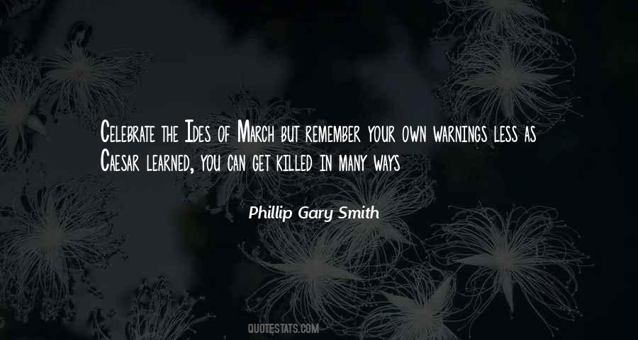 Sayings About The Ides Of March #778045