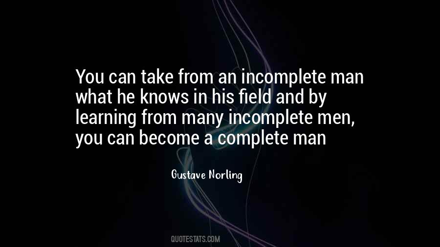Sayings About Being Incomplete #197404