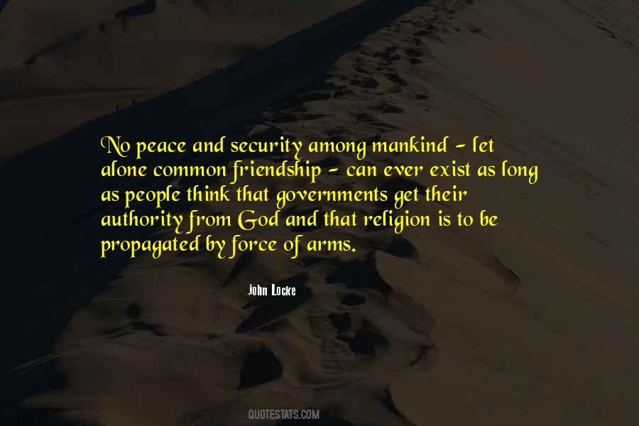 Sayings About Peace And Security #1205889