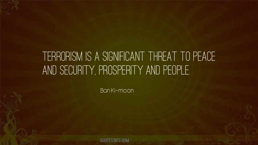Sayings About Peace And Security #1596804