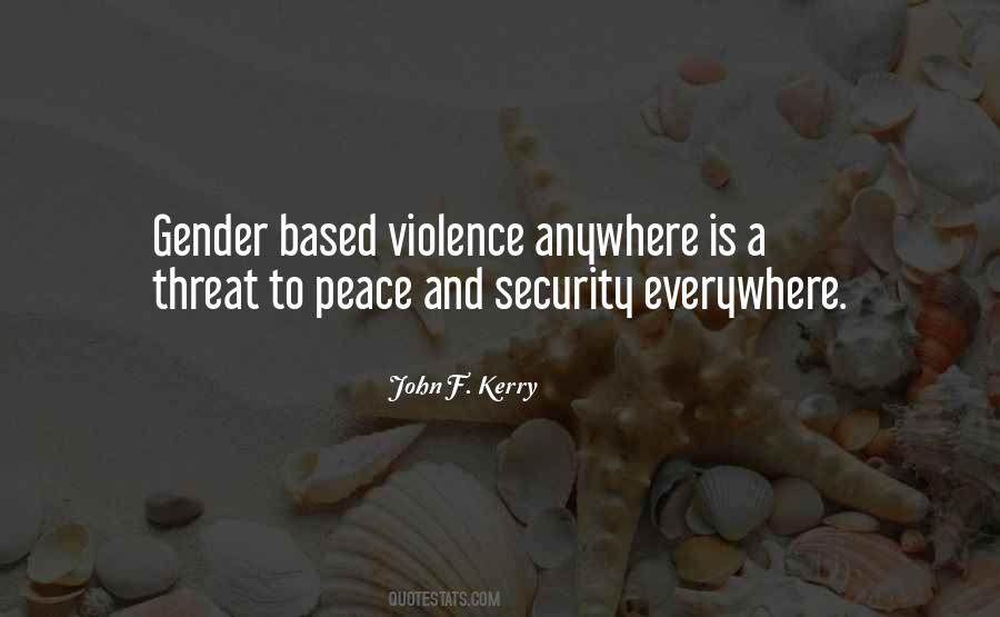 Sayings About Peace And Security #1835724