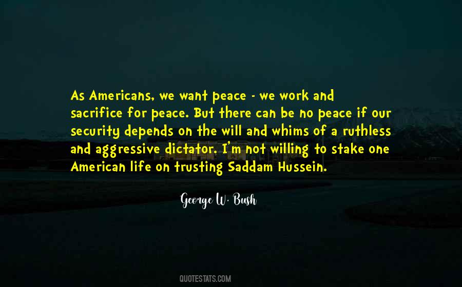 Sayings About Peace And Security #19639