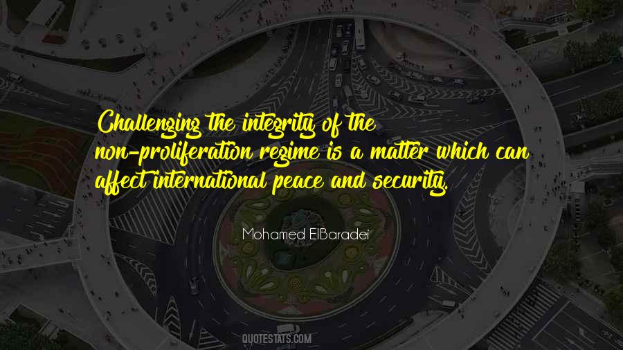 Sayings About Peace And Security #382127