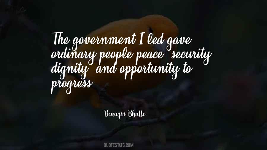 Sayings About Peace And Security #62212